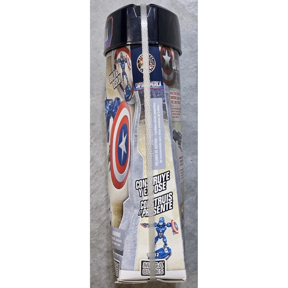 Captain America Mega Bloks 91212 Techbot‎ Marvel 2011 Avengers Damaged Packaging